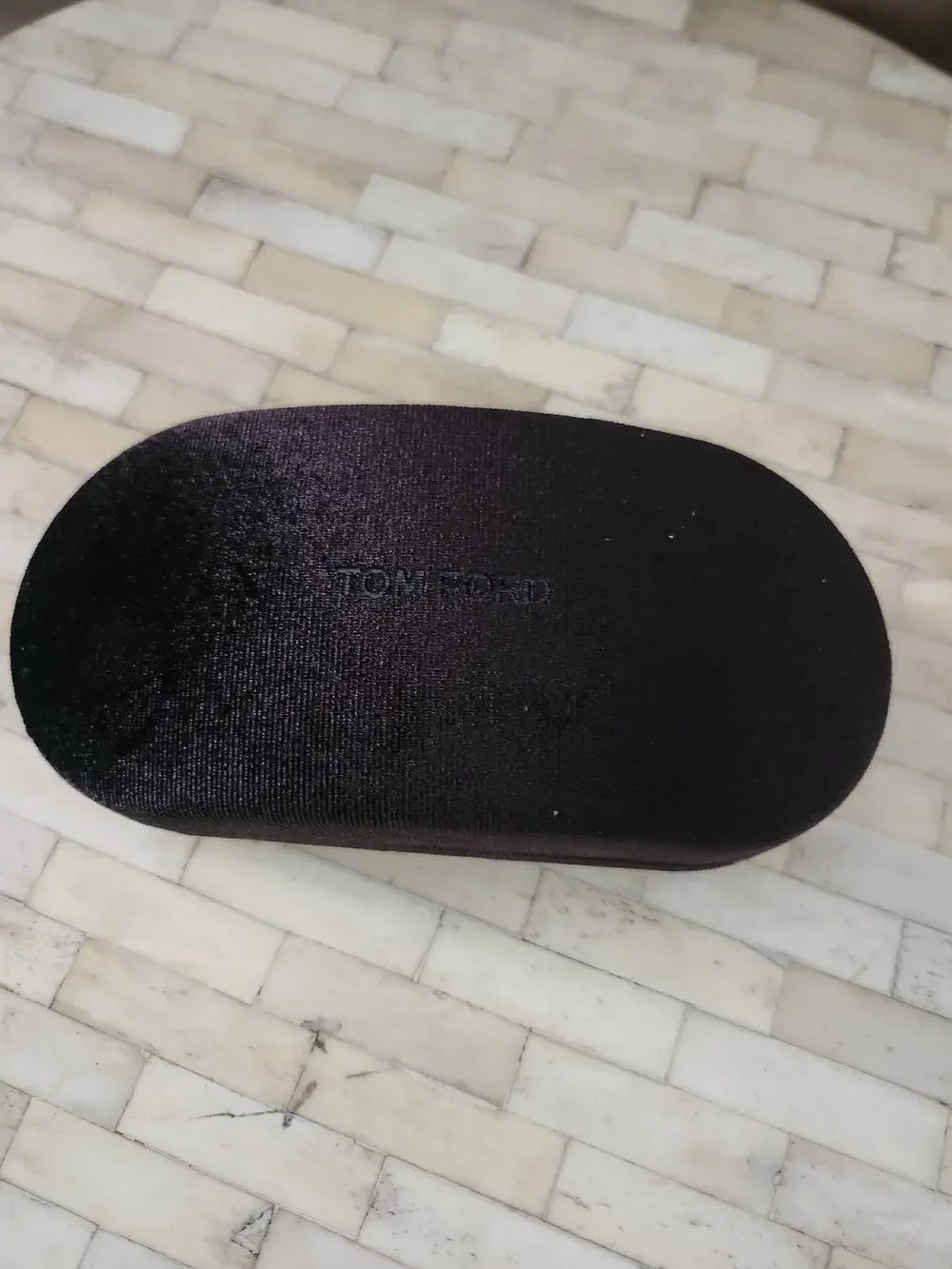 Tom Ford velvet eyeglasses or sunglasses hard case EMPTY